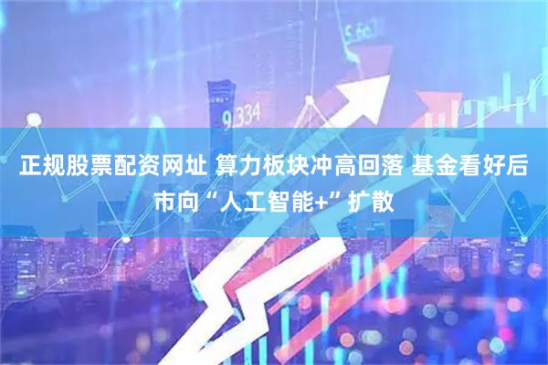 正规股票配资网址 算力板块冲高回落 基金看好后市向“人工智能+”扩散